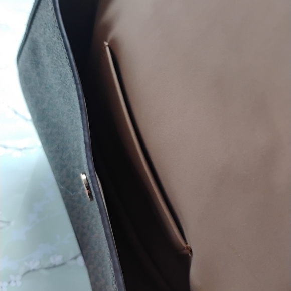 Michael Kors Brown Bag with Red and Black Accents - Picture 2 of 2